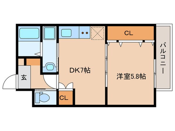 MAIN　STAGE　甲子園口の物件間取画像